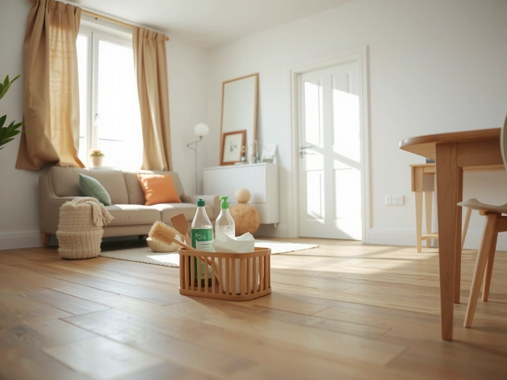 Espace nettoyé avec des produits écologiques