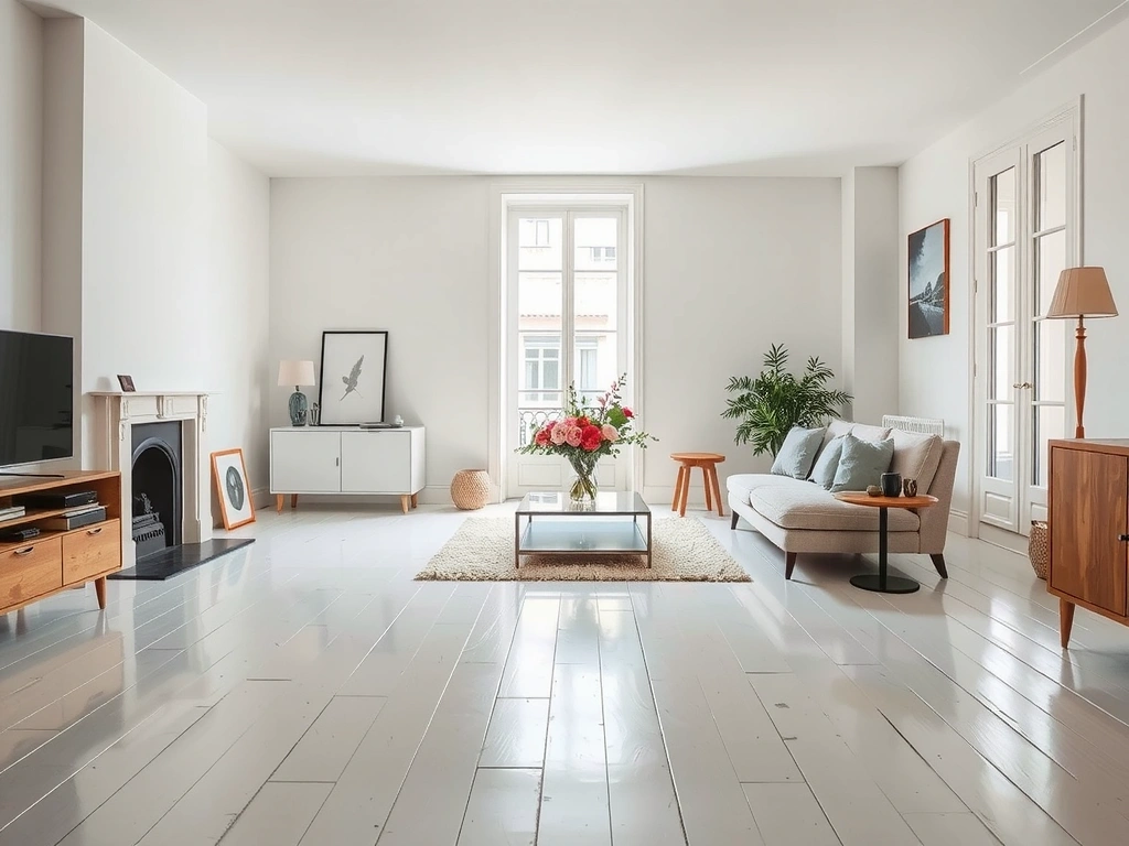 Intérieur moderne et lumineux